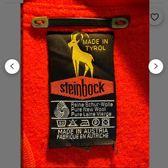 🔥Steinbock Boiled Wool Vintage Tyrol Jacket | Made in Austria🔥 - Picture 13 of 13